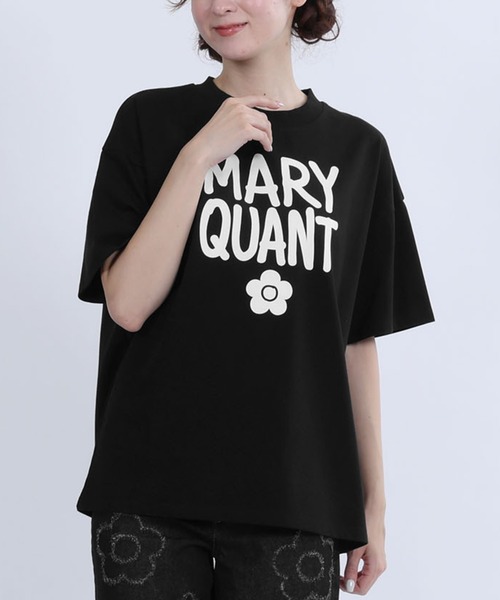 ペイントロゴ Tシャツ（Tシャツ/カットソー）｜MARY QUANT（マリー