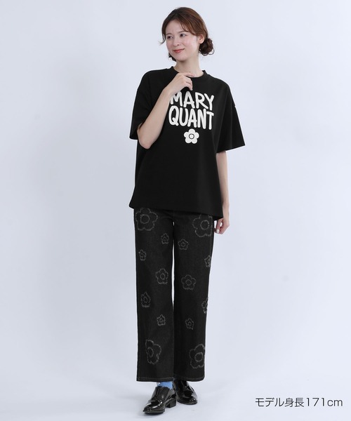 MARY QUANT(マリークワント)の「ペイントロゴ Tシャツ(Tシャツ/カットソー・レディース・レッド/ホワイト/ミント/ブラック・M)」の11枚目の写真