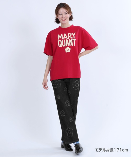 MARY QUANT(マリークワント)の「ペイントロゴ Tシャツ(Tシャツ/カットソー・レディース・レッド/ホワイト/ミント/ブラック・M)」の18枚目の写真