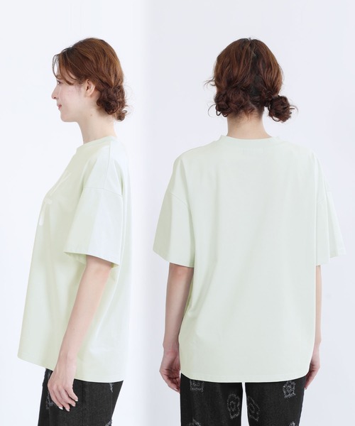 MARY QUANT(マリークワント)の「ペイントロゴ Tシャツ(Tシャツ/カットソー・レディース・レッド/ホワイト/ミント/ブラック・M)」の9枚目の写真