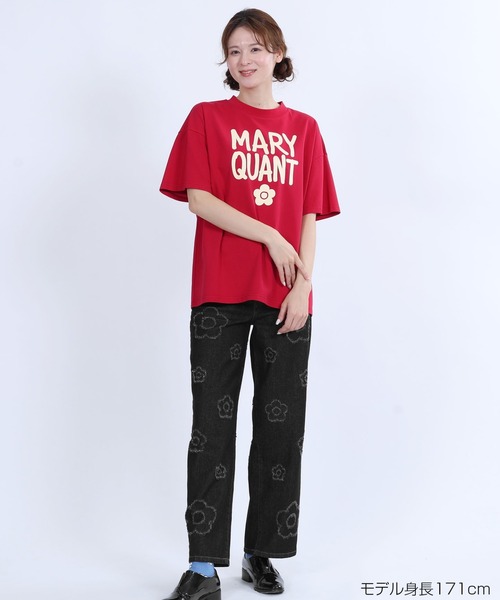 MARY QUANT(マリークワント)の「ペイントロゴ Tシャツ(Tシャツ/カットソー・レディース・レッド/ホワイト/ミント/ブラック・M)」の17枚目の写真
