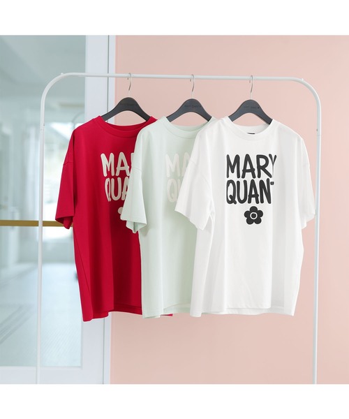 MARY QUANT(マリークワント)の「ペイントロゴ Tシャツ(Tシャツ/カットソー・レディース・レッド/ホワイト/ミント/ブラック・M)」の16枚目の写真