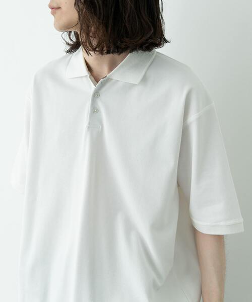 URBAN RESEARCH Sonny Label（アーバンリサーチサニーレーベル）の「遮熱UVカットベーシックポロシャツ（ポロシャツ・メンズ・グリーン/グレー/オフホワイト/ブラック・MEDIUM/LARGE/X-LARGE）」の9枚目の写真