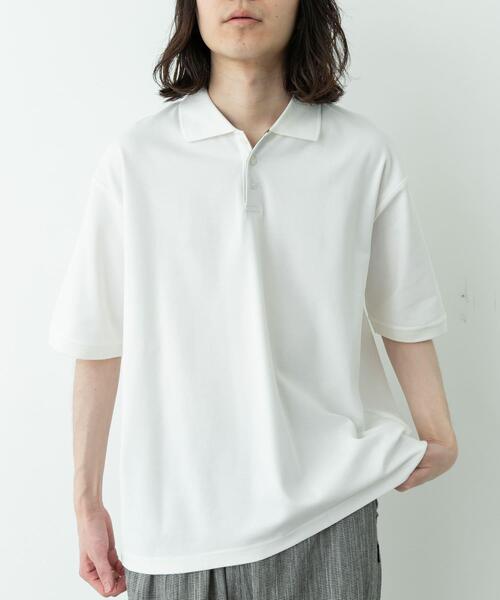 URBAN RESEARCH Sonny Label(アーバンリサーチサニーレーベル)の「遮熱UVカットベーシックポロシャツ(ポロシャツ・メンズ・グリーン/グレー/オフホワイト/ブラック・MEDIUM/LARGE/X-LARGE)」の10枚目の写真