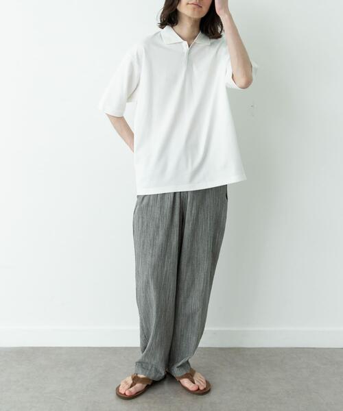 URBAN RESEARCH Sonny Label(アーバンリサーチサニーレーベル)の「遮熱UVカットベーシックポロシャツ(ポロシャツ・メンズ・グリーン/グレー/オフホワイト/ブラック・MEDIUM/LARGE/X-LARGE)」の11枚目の写真