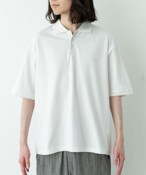 URBAN RESEARCH Sonny Label(アーバンリサーチサニーレーベル)の「遮熱UVカットベーシックポロシャツ(ポロシャツ・メンズ・グリーン/グレー/オフホワイト/ブラック・MEDIUM/LARGE/X-LARGE)」の13枚目の写真