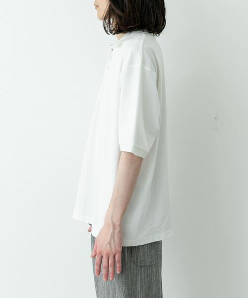 URBAN RESEARCH Sonny Label(アーバンリサーチサニーレーベル)の「遮熱UVカットベーシックポロシャツ(ポロシャツ・メンズ・グリーン/グレー/オフホワイト/ブラック・MEDIUM/LARGE/X-LARGE)」の14枚目の写真