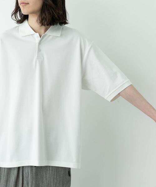 URBAN RESEARCH Sonny Label(アーバンリサーチサニーレーベル)の「遮熱UVカットベーシックポロシャツ(ポロシャツ・メンズ・グリーン/グレー/オフホワイト/ブラック・MEDIUM/LARGE/X-LARGE)」の16枚目の写真