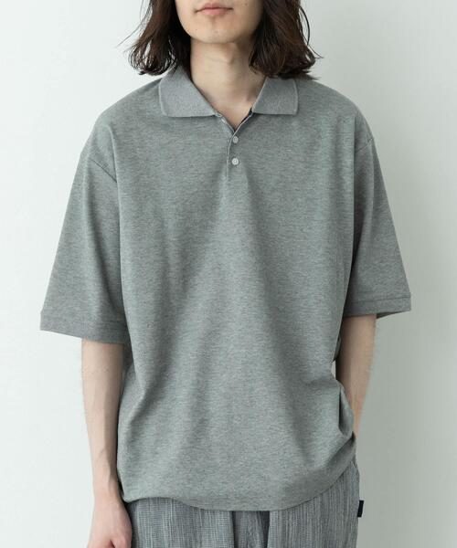 URBAN RESEARCH Sonny Label(アーバンリサーチサニーレーベル)の「遮熱UVカットベーシックポロシャツ(ポロシャツ・メンズ・グリーン/グレー/オフホワイト/ブラック・MEDIUM/LARGE/X-LARGE)」の8枚目の写真