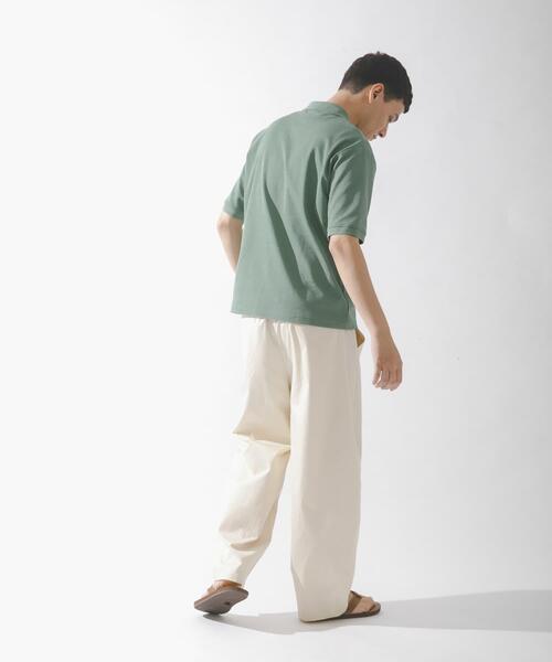 URBAN RESEARCH Sonny Label(アーバンリサーチサニーレーベル)の「遮熱UVカットベーシックポロシャツ(ポロシャツ・メンズ・グリーン/グレー/オフホワイト/ブラック・MEDIUM/LARGE/X-LARGE)」の5枚目の写真