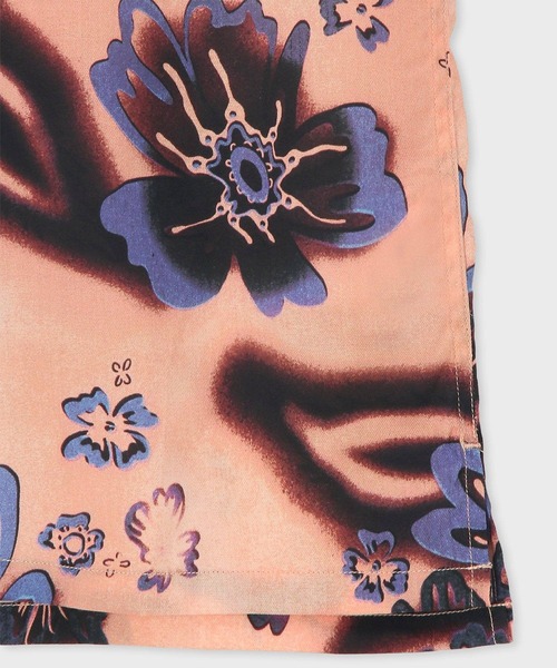 PS Paul Smith(ピーエスポールスミス)の「"Riso Floral" 半袖シャツ / 162306 695U(シャツ/ブラウス・メンズ・ライトグリーン/マスタード・SMALL/X-LARGE/LARGE/MEDIUM)」の8枚目の写真