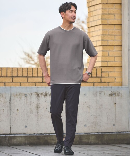 green label relaxing(グリーンレーベルリラクシング)の「【WEB限定】JUST fit トロピカル イ-ジー スラックス -2WAYストレッチ-(スラックス・メンズ・ネイビー/ダークグレー/ブラック・S/L/XL/M/XS/XXL)」の10枚目の写真