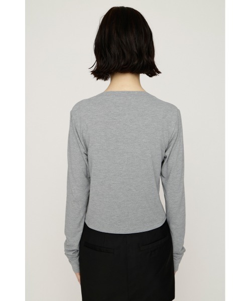 SLY（スライ）の「UV CUT CREWNECK C/D ユーブイカットクルーネックカーディガン 春服 夏服（カーディガン/ボレロ・レディース・クリアレッド/杢グレー/ブラック・FREE）」の11枚目の写真