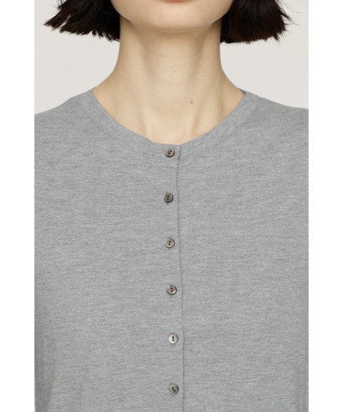 SLY（スライ）の「UV CUT CREWNECK C/D ユーブイカットクルーネックカーディガン 春服 夏服（カーディガン/ボレロ・レディース・クリアレッド/杢グレー/ブラック・FREE）」の12枚目の写真