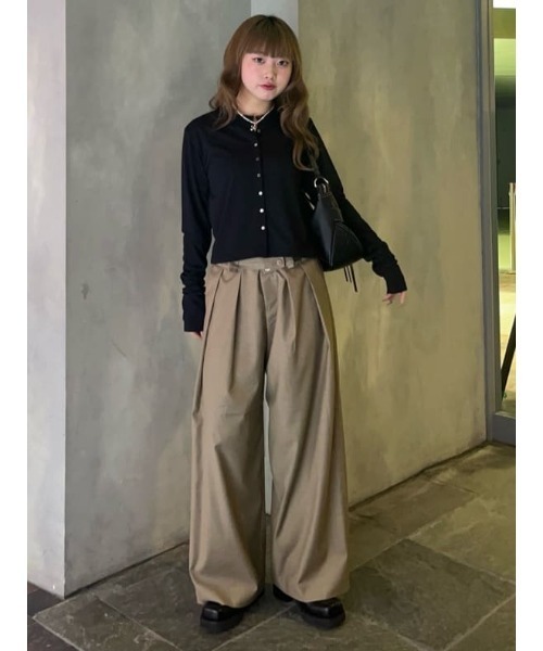 SLY(スライ)の「UV CUT CREWNECK C/D ユーブイカットクルーネックカーディガン 春服 夏服(カーディガン/ボレロ・レディース・クリアレッド/杢グレー/ブラック・FREE)」の21枚目の写真