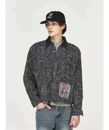 THE GREATEST（ザ　グレイテスト）の「Rose Tweed Shirt Blue（シャツ/ブラウス）」