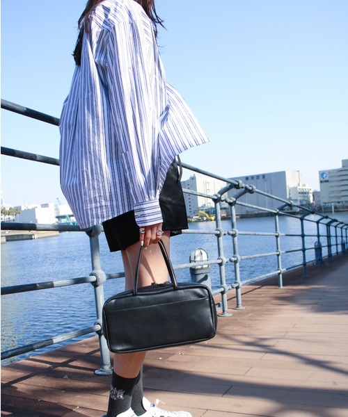 Scrap Book（スクラップブック）の「【NOTHING WRITTEN】POCKET TOTE BAG（トートバッグ・レディース・ホワイト系その他/ブラック・FREE）」の8枚目の写真