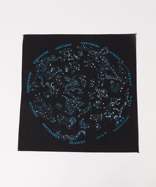 BEAUTY&YOUTH UNITED ARROWS(ビューティーアンドユースユナイテッドアローズ)の「<Printed Image>スターズ バンダナ(バンダナ/スカーフ・メンズ・ブラック・FREE)」の2枚目の写真