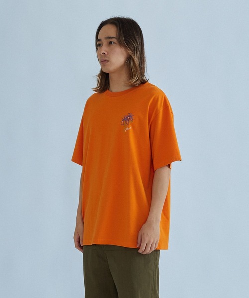 SILAS(サイラス)の「S IRIS S/S TEE(Tシャツ/カットソー・メンズ・オレンジ/ホワイト/グリーン・M/L/XL)」の3枚目の写真