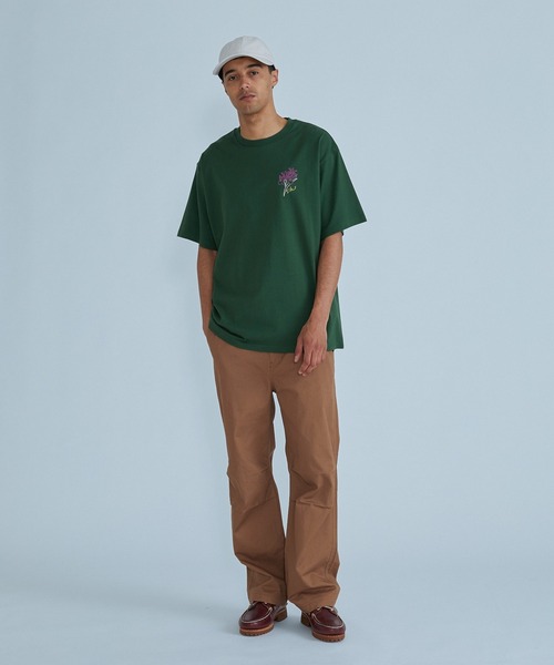 SILAS(サイラス)の「S IRIS S/S TEE(Tシャツ/カットソー・メンズ・オレンジ/ホワイト/グリーン・M/L/XL)」の8枚目の写真