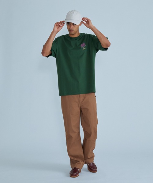 SILAS(サイラス)の「S IRIS S/S TEE(Tシャツ/カットソー・メンズ・オレンジ/ホワイト/グリーン・M/L/XL)」の9枚目の写真
