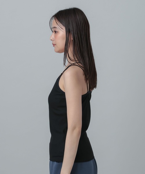 GLOBAL WORK(グローバルワーク)の「MATINEE LINE/カップ付きキャミ/678477(キャミソール・レディース・ブラック/ナチュラル・LARGE/MEDIUM)」の19枚目の写真
