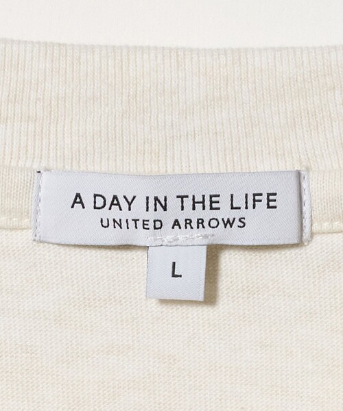 A DAY IN THE LIFE UNITED ARROWS(アデイインザライフユナイテッドアローズ)の「グラデーションアート プリント リラックスカットソー<A DAY IN THE LIFE>(Tシャツ/カットソー・メンズ・ナチュラル/ホワイト・L/M)」の11枚目の写真