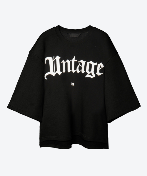 UNTAGE（アンテージ）の「ロゴプリントケープ半袖Tシャツ[ブラック(ユニセックス)]_UTT-ST22（Tシャツ/カットソー・メンズ・その他・FREE）」の5枚目の写真