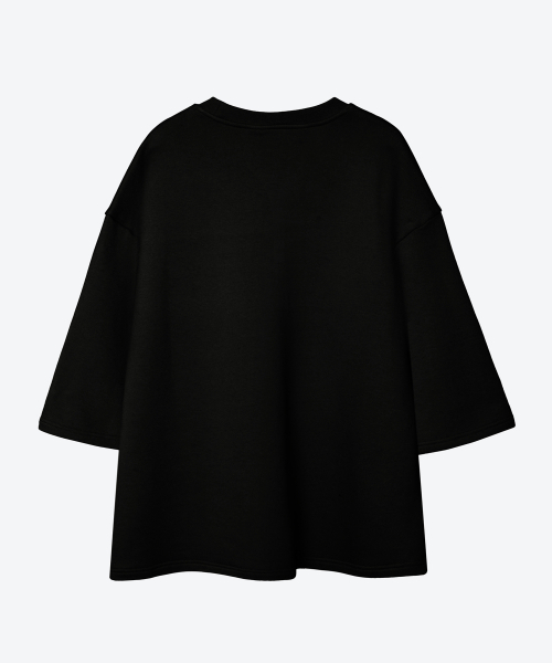UNTAGE（アンテージ）の「ロゴプリントケープ半袖Tシャツ[ブラック(ユニセックス)]_UTT-ST22（Tシャツ/カットソー・メンズ・その他・FREE）」の6枚目の写真