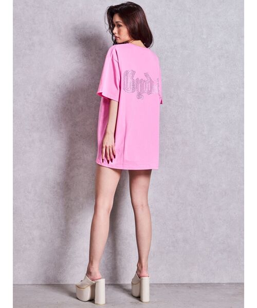GYDA(ジェイダ)の「GD BACK GYDA BIG Tシャツ(Tシャツ/カットソー・レディース・グレー/ブラック/ベージュ/ピンク/ライトイエロー/オフホワイト・FREE)」の20枚目の写真