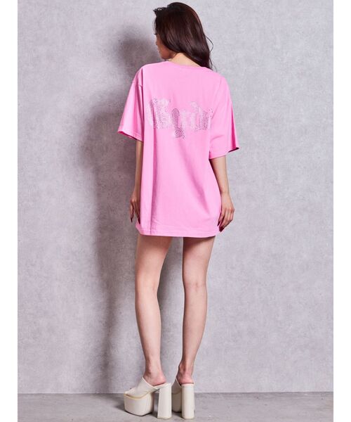 GYDA(ジェイダ)の「GD BACK GYDA BIG Tシャツ(Tシャツ/カットソー・レディース・グレー/ブラック/ベージュ/ピンク/ライトイエロー/オフホワイト・FREE)」の21枚目の写真