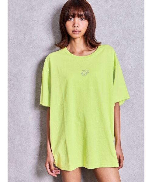 GYDA(ジェイダ)の「GD BACK GYDA BIG Tシャツ(Tシャツ/カットソー・レディース・グレー/ブラック/ベージュ/ピンク/ライトイエロー/オフホワイト・FREE)」の22枚目の写真