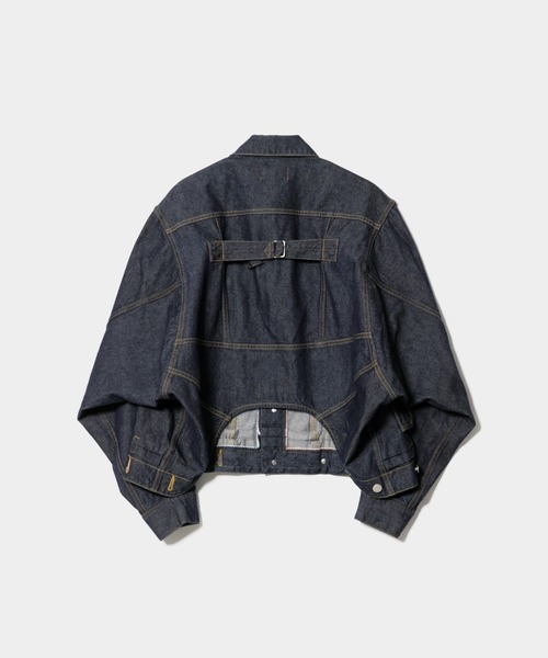 beautiful people(ビューティフルピープル)の「double-end left hand twill denim blouson(デニムジャケット・メンズ・インディゴブルー・38/40/36)」の2枚目の写真