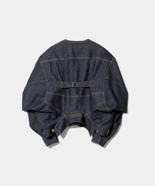 beautiful people(ビューティフルピープル)の「double-end left hand twill denim blouson(デニムジャケット・メンズ・インディゴブルー・38/40/36)」の4枚目の写真