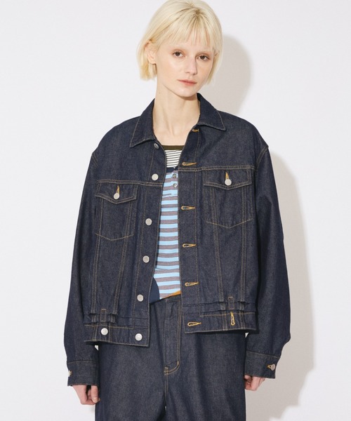 beautiful people(ビューティフルピープル)の「double-end left hand twill denim blouson(デニムジャケット・メンズ・インディゴブルー・38/40/36)」の5枚目の写真