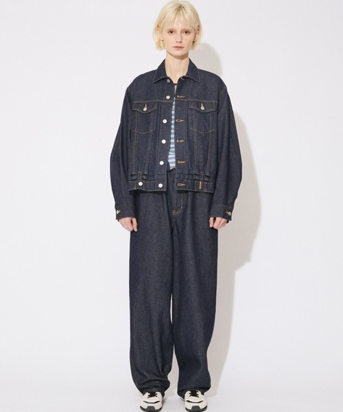 beautiful people(ビューティフルピープル)の「double-end left hand twill denim blouson(デニムジャケット・メンズ・インディゴブルー・38/40/36)」の7枚目の写真
