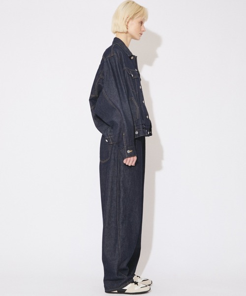 beautiful people(ビューティフルピープル)の「double-end left hand twill denim blouson(デニムジャケット・メンズ・インディゴブルー・38/40/36)」の8枚目の写真