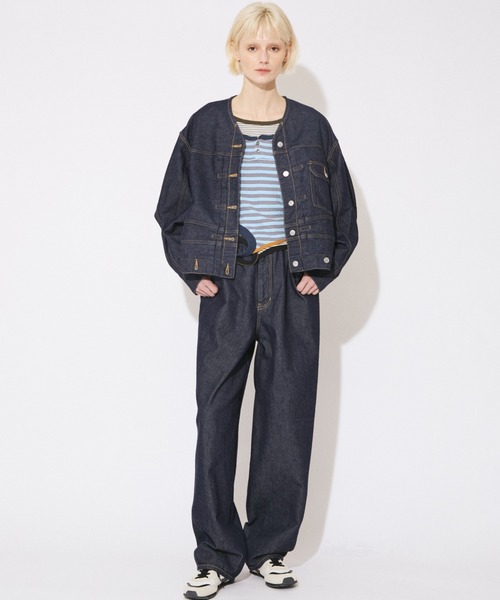 beautiful people(ビューティフルピープル)の「double-end left hand twill denim blouson(デニムジャケット・メンズ・インディゴブルー・38/40/36)」の12枚目の写真