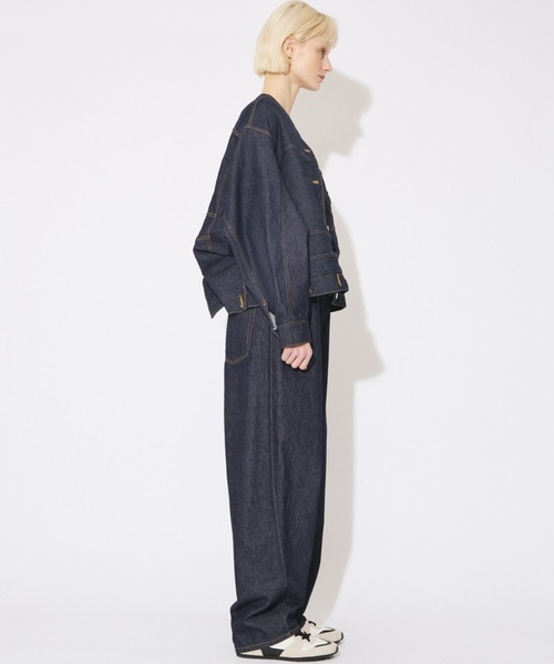 beautiful people(ビューティフルピープル)の「double-end left hand twill denim blouson(デニムジャケット・メンズ・インディゴブルー・38/40/36)」の14枚目の写真