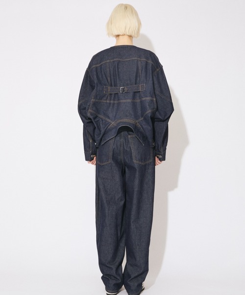 beautiful people(ビューティフルピープル)の「double-end left hand twill denim blouson(デニムジャケット・メンズ・インディゴブルー・38/40/36)」の15枚目の写真