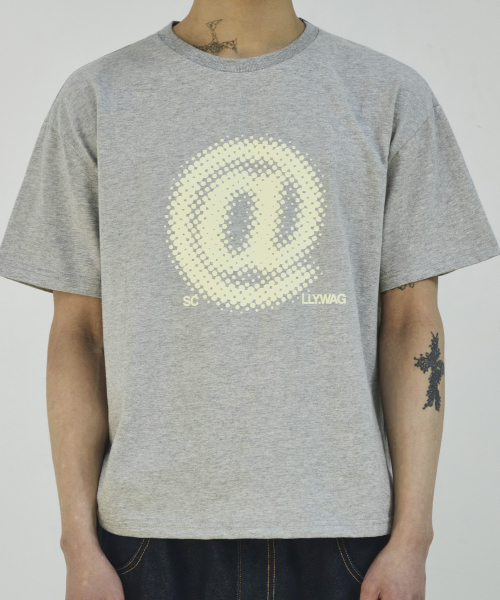 SCALLYWAG（スカリーワグ）の「[リュジョンラン × スケリーワック] アット クロップTシャツ[グレー]（Tシャツ/カットソー・レディース・その他・SMALL/LARGE）」の3枚目の写真