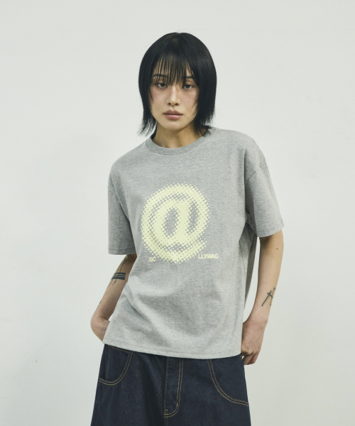SCALLYWAG（スカリーワグ）の「[リュジョンラン × スケリーワック] アット クロップTシャツ[グレー]（Tシャツ/カットソー・レディース・その他・SMALL/LARGE）」の5枚目の写真