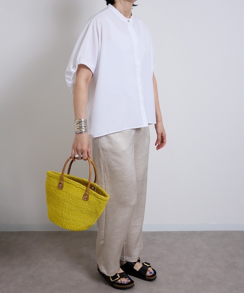 vent blanc(ヴァンブラン)の「VB : denicher デニシェ Naturemier シャンブレードルマン ブラウス(シャツ/ブラウス・レディース・ベビーピンク/ホワイト/ブラック・FREE)」の1枚目の写真