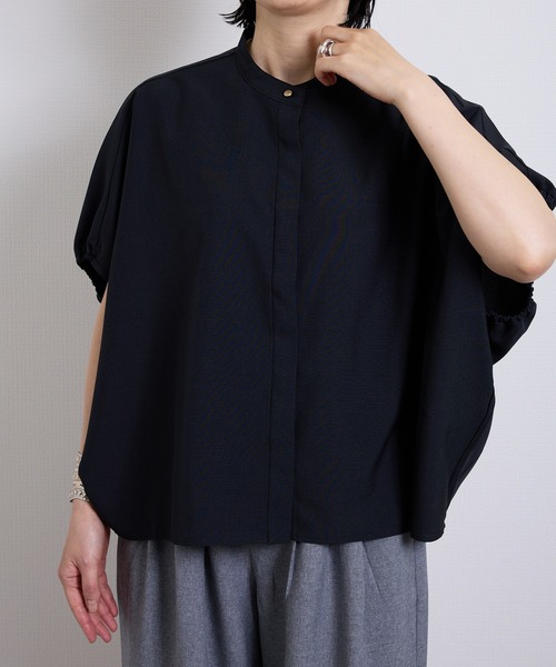 vent blanc(ヴァンブラン)の「VB : denicher デニシェ Naturemier シャンブレードルマン ブラウス(シャツ/ブラウス・レディース・ベビーピンク/ホワイト/ブラック・FREE)」の2枚目の写真