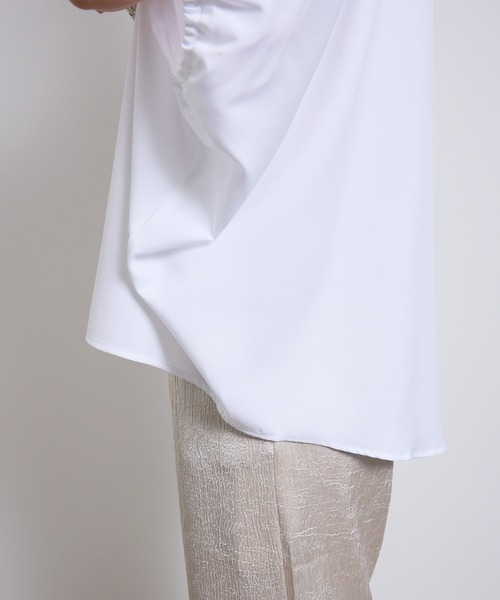 vent blanc(ヴァンブラン)の「VB : denicher デニシェ Naturemier シャンブレードルマン ブラウス(シャツ/ブラウス・レディース・ベビーピンク/ホワイト/ブラック・FREE)」の7枚目の写真