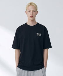 共用スプレーグラフィック半袖Tシャツ-FCRU5828E03