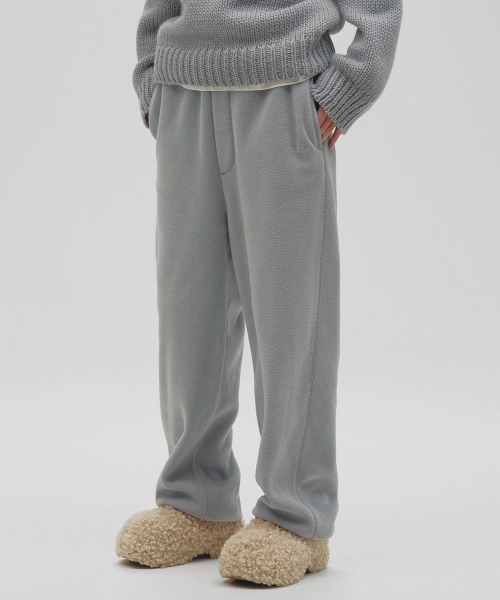 TODAYFUL(トゥデイフル)の「Easy Fleece Pants(スウェットパンツ・レディース・チャコールグレー/ブルー系その他/ダークブラウン・38inch/36inch)」の3枚目の写真