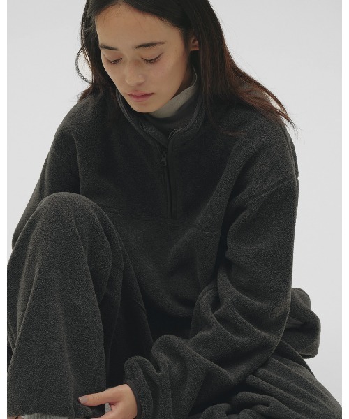 TODAYFUL(トゥデイフル)の「Easy Fleece Pants(スウェットパンツ・レディース・チャコールグレー/ブルー系その他/ダークブラウン・38inch/36inch)」の6枚目の写真