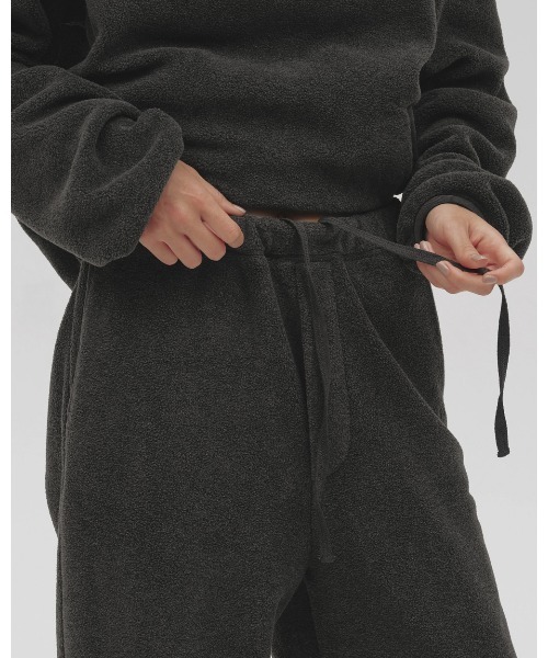 TODAYFUL(トゥデイフル)の「Easy Fleece Pants(スウェットパンツ・レディース・チャコールグレー/ブルー系その他/ダークブラウン・38inch/36inch)」の8枚目の写真