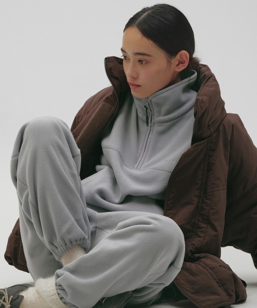 TODAYFUL(トゥデイフル)の「Easy Fleece Pants(スウェットパンツ・レディース・チャコールグレー/ブルー系その他/ダークブラウン・38inch/36inch)」の9枚目の写真
